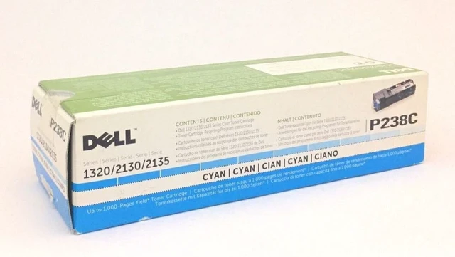 Alt view image 2 of 2 - Dell P238C Toner for 2130cn and 2135cn, Cyan