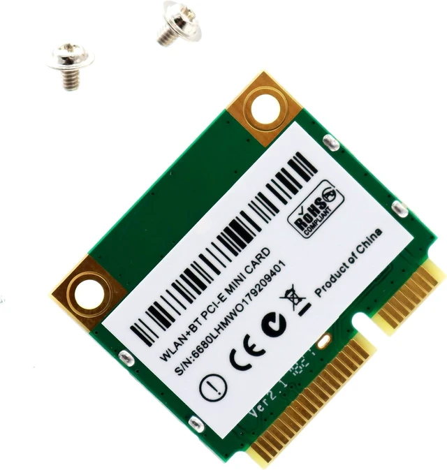 Alt view image 2 of 3 - Deal4GO 8265 HMW 8265ac 802.11ac 867Mbps mini PCie WiFi Adapter Wireless-AC WLAN Card w/Bluetooth 4.2 for Intel 8265HMW