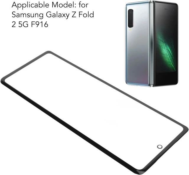 Alt view image 4 of 7 - Replacement Cell Phone Screens for Z Fold 2 5G F916, Glass Front Screen Replacement with Repair Tools