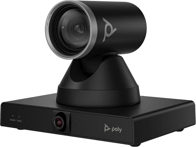 Main image of Poly Studio E60 - Conference Camera - PTZ - Colour - 2 x 8 MP - 3840 x 2160-4K UHD (3840 x 2160), 2160p - Audio - LAN - USB - DC 12 V/PoE Plus - TAA Compliant
