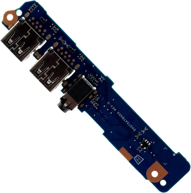 Alt view image 2 of 6 - Deal4GO 3.5mm Audio Jack USB Board Replacement for HP Pavilion 15-CB 15-CB035WM 15-CB045WM 15-CB060SA 926884-001 DAG75ATBAD0
