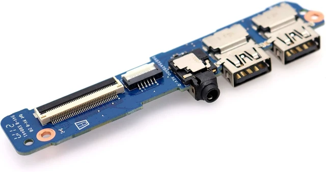 Alt view image 4 of 6 - Deal4GO 3.5mm Audio Jack USB Board Replacement for HP Pavilion 15-CB 15-CB035WM 15-CB045WM 15-CB060SA 926884-001 DAG75ATBAD0