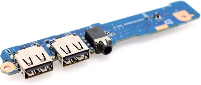 Alt view image 5 of 6 - Deal4GO 3.5mm Audio Jack USB Board Replacement for HP Pavilion 15-CB 15-CB035WM 15-CB045WM 15-CB060SA 926884-001 DAG75ATBAD0