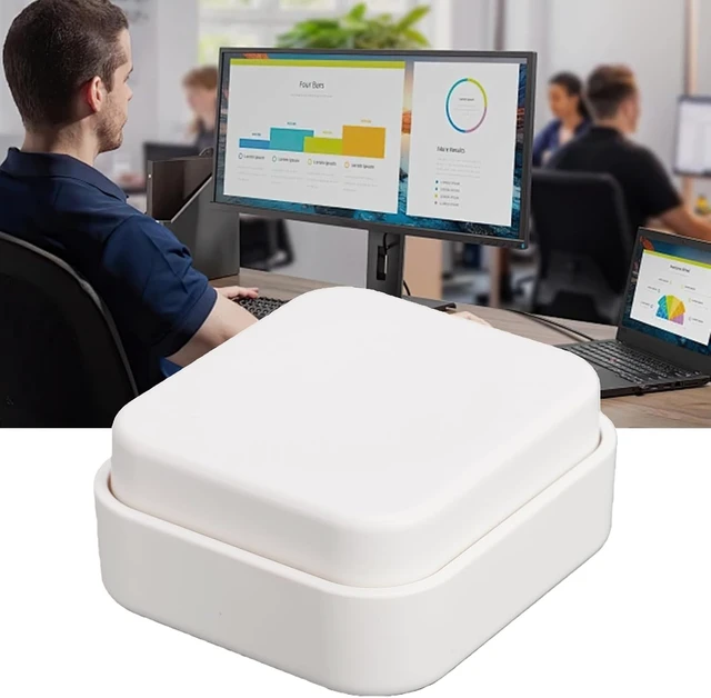 Alt view image 4 of 7 - Gugxiom Single Key Programmable Keypad, Bluetooth 2.4G Wired 3 Modes (White)