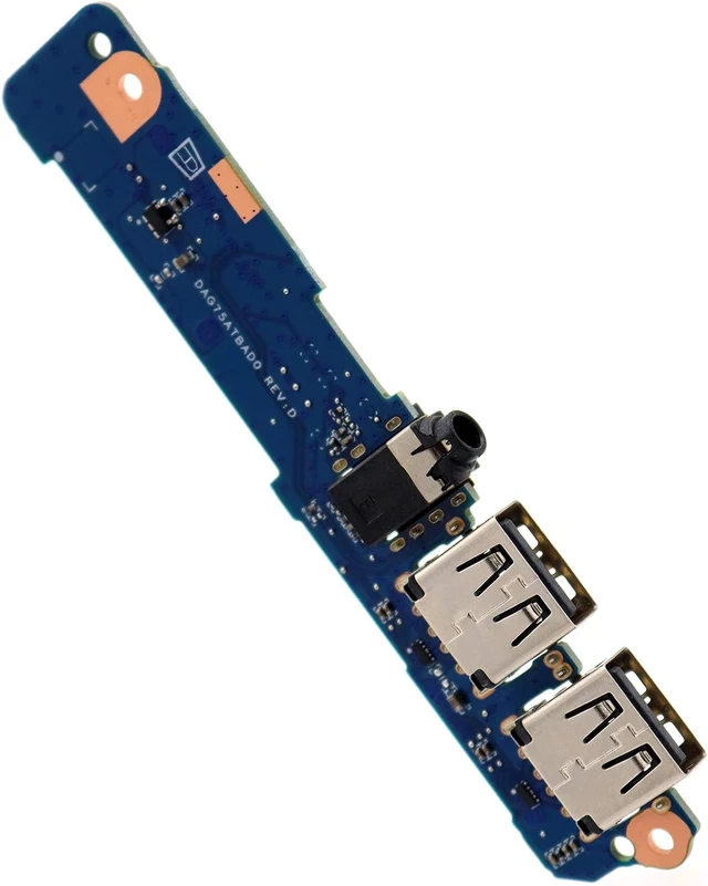 Alt view image 6 of 6 - Deal4GO 3.5mm Audio Jack USB Board Replacement for HP Pavilion 15-CB 15-CB035WM 15-CB045WM 15-CB060SA 926884-001 DAG75ATBAD0