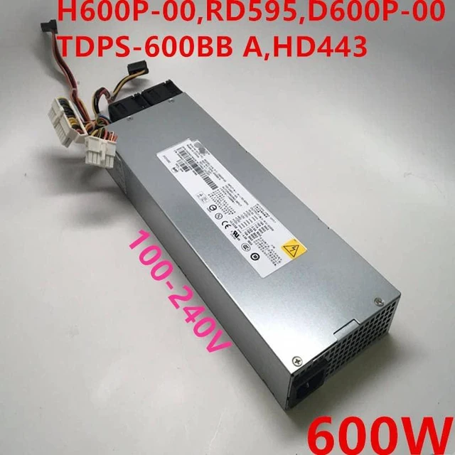 Alt view image 3 of 3 - PSU for PowerEdge SC1435 600W Switching Power Supply H600P-00 RD595 D600P-00 TDPS-600BB A HD443