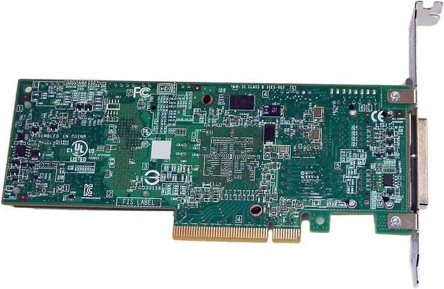 Alt view image 4 of 4 - Intel SAS SATA 6Gb/s PCIe RAID Controller RS25SB008 2x SFF-8088 L4-25436-04A