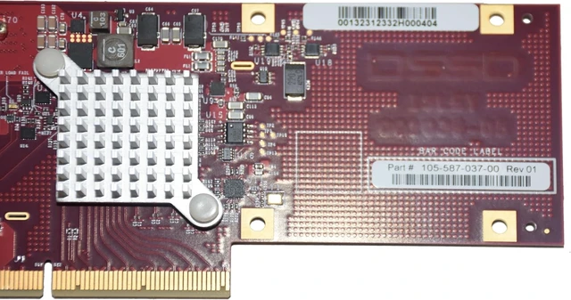 Alt view image 5 of 7 - Compatible with Dell EMC DSSD CX-1 SAS Controller Card 12Gb/s SAS Port PCIe x16 3T3DV 105-587-003-00 6T52H