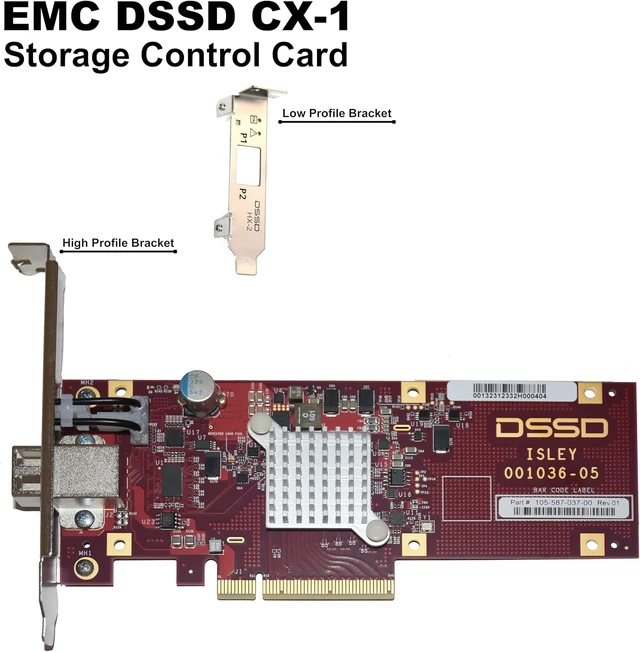 Alt view image 2 of 7 - Compatible with Dell EMC DSSD CX-1 SAS Controller Card 12Gb/s SAS Port PCIe x16 3T3DV 105-587-003-00 6T52H