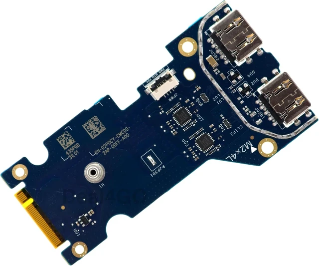 Alt view image 2 of 6 - Deal4GO USB Port IO Circuit Board 2P0CY 9D44M LS-L656P Replacement for Dell G15 5520 5521 5525 2022