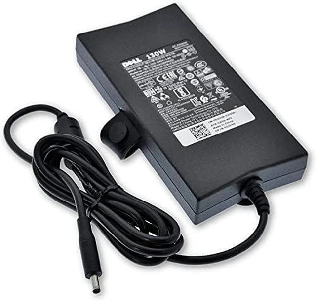 Alt view image 4 of 4 - Sparepart: Dell AC Adapter, 130W, 19.5V, 3 Pin, 4.5mm, C6 Power Cord, 3JF3H, 5JDV6, FCD8H (Pin, 4.5mm, C6 Power Cord, Version 2 (Not incl.) M1MYR, Notebook, Indoor, 130 W, 19.5 V, DELL, 7459 Poppy)