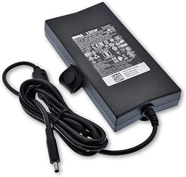 Alt view image 3 of 4 - Sparepart: Dell AC Adapter, 130W, 19.5V, 3 Pin, 4.5mm, C6 Power Cord, 3JF3H, 5JDV6, FCD8H (Pin, 4.5mm, C6 Power Cord, Version 2 (Not incl.) M1MYR, Notebook, Indoor, 130 W, 19.5 V, DELL, 7459 Poppy)