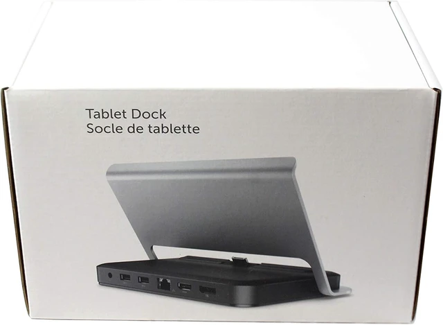 Alt view image 3 of 4 - Compatible with Tablet Docking Station P4G12 Replacement for Dell Venue 11 Pro 7130/7139 / 7140 and Replacement for Latitude 13 7350 - HR73C - K10A K10A001 (with Out AC Adapter)