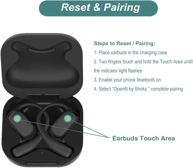 Alt view image 2 of 7 - Gugxiom Earbuds Charging Case for T910, Replacement Charger Case with USB C Cable Cord & LED Indicator, Charger Dock Station for T910
