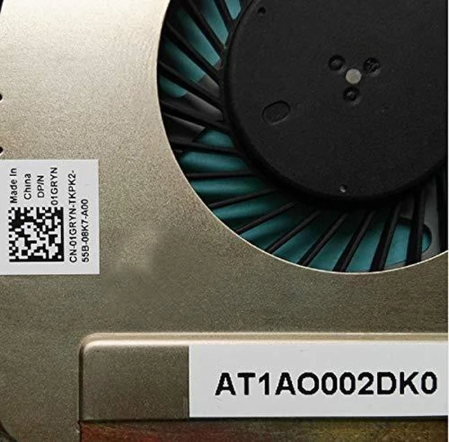 Main image of Laptop Heatsink&Fan for DELL Inspiron 15 5555 5558 5559 5458 5459 5755 5758 ATIAO002DK0 01GRYN 1GRYN New