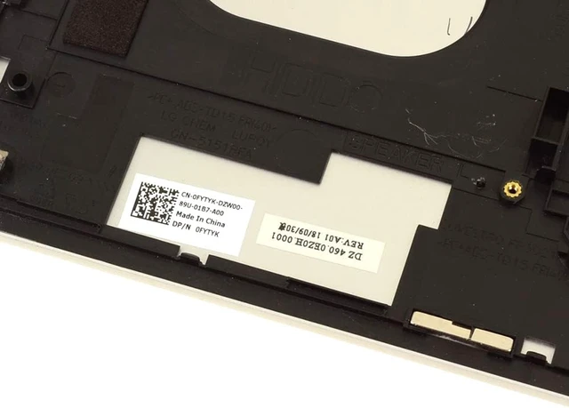 Alt view image 3 of 3 - Laptop Palmrest for DELL Inspiron 17 7786 2-in-1 0FYTYK FYTYK 460.0EZ0H.0001 Silver Upper Case
