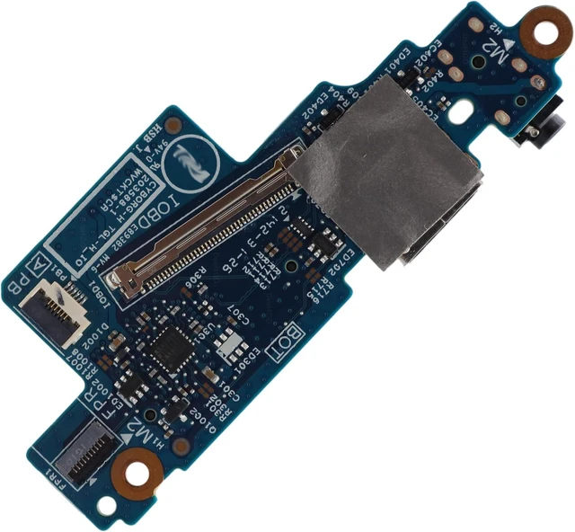 Alt view image 5 of 6 - Deal4GO Audio Headphone Jack USB SD Card Slot IO Board R4KFW 0R4KFW Replacement for Dell Inspiron 16 7610 Thin Laptop, Blue
