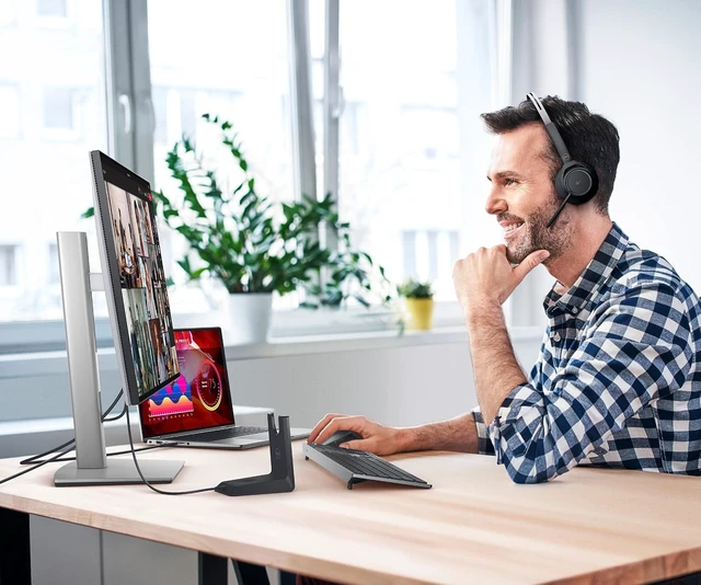 Alt view image 3 of 4 - Dell Premier Headset,Black, 7.90 inches (Width)
