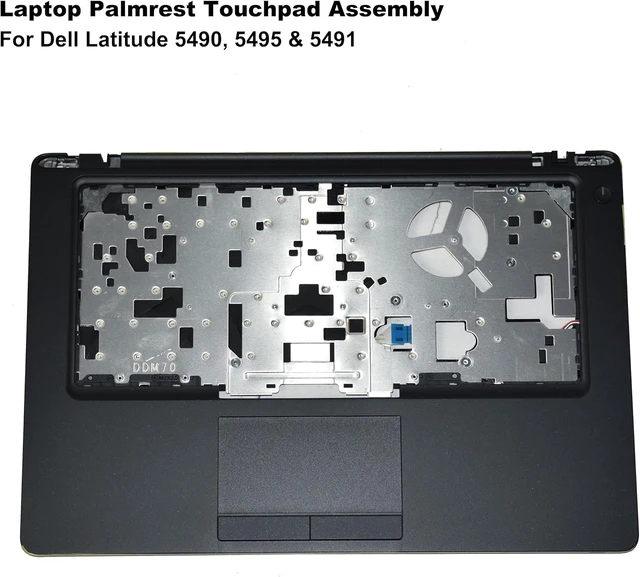 Alt view image 2 of 7 - Compatible with Dell Latitude 5490 5491 5495 Laptop Palmrest with Touchpad Assembly Dual Point 7K4V1 07K4V1