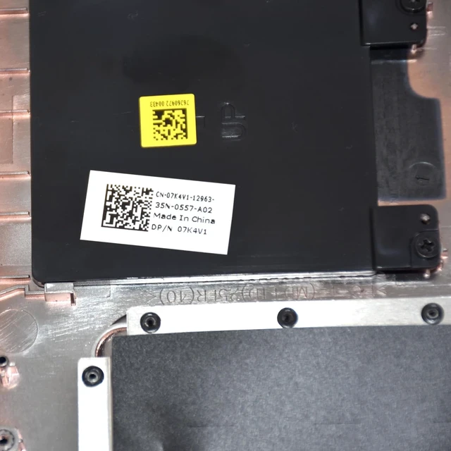 Alt view image 7 of 7 - Compatible with Dell Latitude 5490 5491 5495 Laptop Palmrest with Touchpad Assembly Dual Point 7K4V1 07K4V1