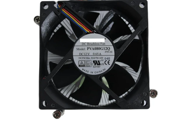 Alt view image 4 of 5 - Compatible with 2K61C Replacement for Dell Heatsink Cover I3670-5880BLK-PUS I3671-5633BLK-PUS