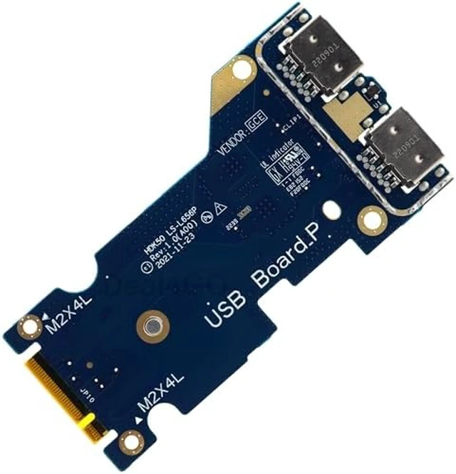 Alt view image 6 of 6 - Deal4GO USB Port IO Circuit Board 2P0CY 9D44M LS-L656P Replacement for Dell G15 5520 5521 5525 2022