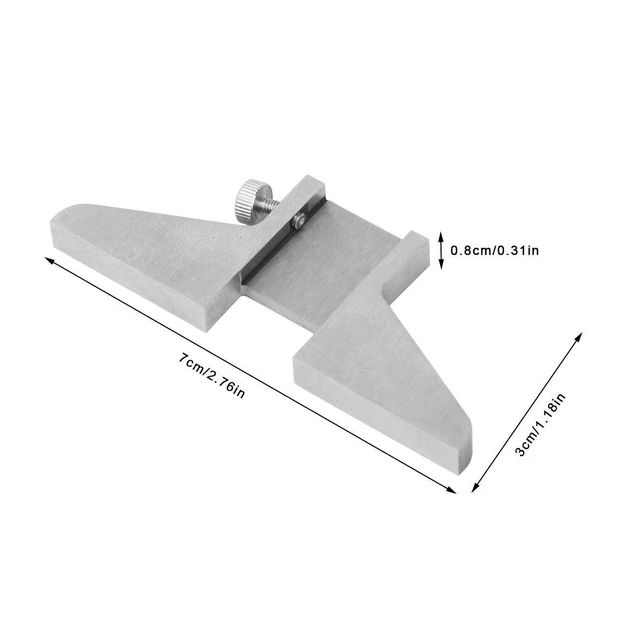 Alt view image 2 of 7 - Acogedor Steel Depth Gauge Base, Attachment for Dial Digital Caliper
