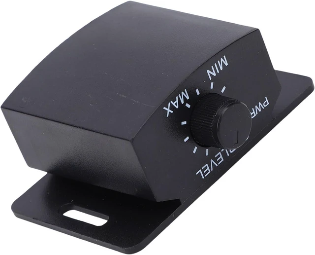 Main image of LICAEVEY 6 Pin Subwoofer Bass Control Knob for Car Amplifier Easy Installation Power Indicator Black
