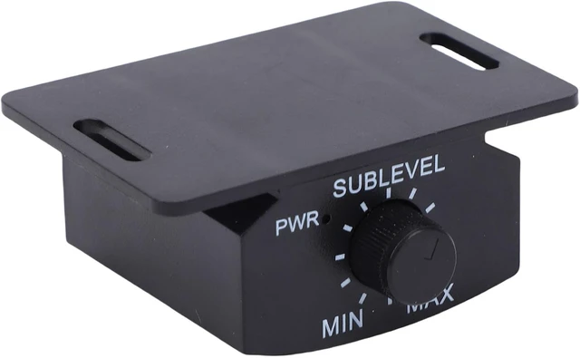Alt view image 5 of 7 - LICAEVEY 6 Pin Subwoofer Bass Control Knob for Car Amplifier Easy Installation Power Indicator Black