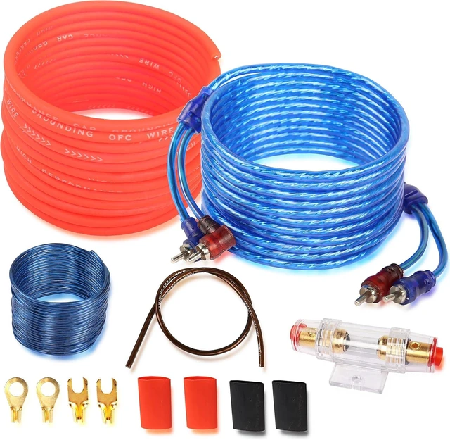 Main image of XMSJSIY Car Audio Wiring Kit Amplifier Cable Kit 1500 Watts Car Stereo