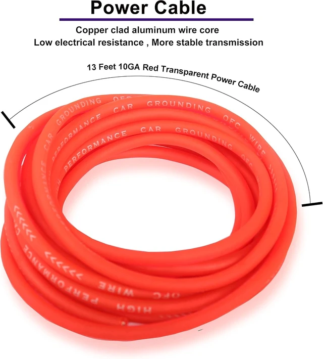 Alt view image 2 of 7 - XMSJSIY Car Audio Wiring Kit Amplifier Cable Kit 1500 Watts Car Stereo