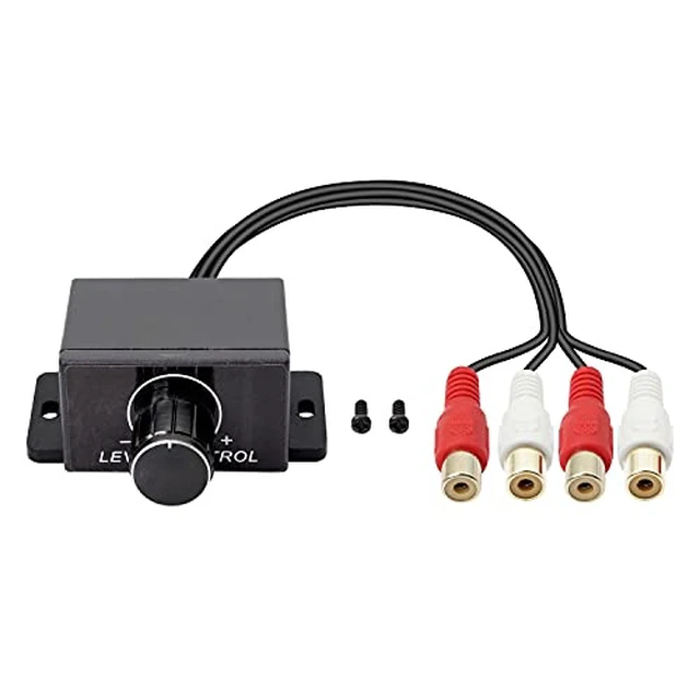 Alt view image 7 of 7 - XMSJSIY Universal RCA Level Controller Car Audio Amplifier RCA Audio