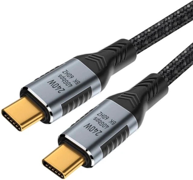 Main image of chenyang USB C to C Cable USB4 240W 40Gbps USB 3.1 100W 8K@60Hz 5K Charging Data Cable 1.0M