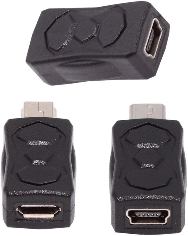 Alt view image 7 of 7 - chenyang USB 2.0 Connector Micro USB to Mini USB 5Pin Data Charge Converter Adapter 3Pcs/Set