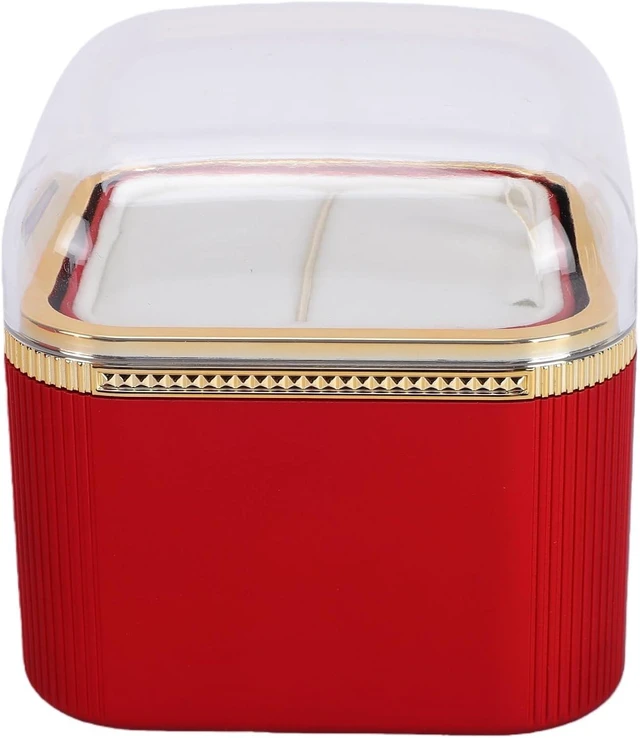 Alt view image 7 of 7 - LICAEVEY Surprise Ring Box Flip Jewelry Gift Box with Soap Rose