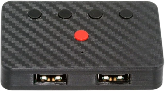Alt view image 2 of 7 - cablecc 2.4G Bluetooth(BT) Converter with Receiver Type-C Power USB Wired Keyboard and Mouse Convert to Wireless for Laptop Tablet Phone