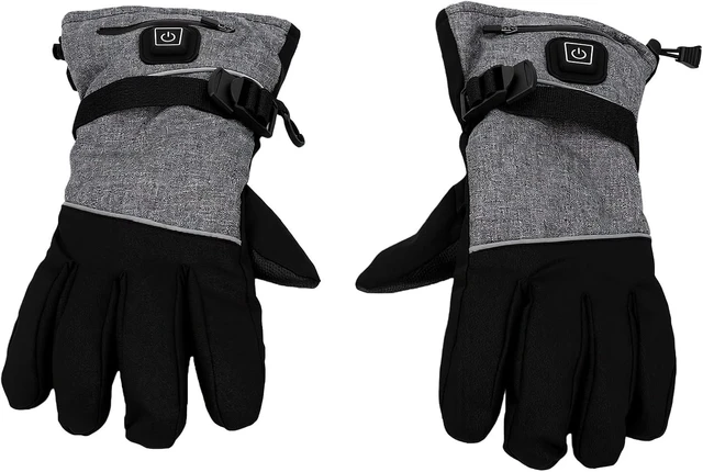 Alt view image 2 of 7 - LICAEVEY Heated Gloves for Men Women, Electric Heating Gloves with Touchscreen, Battery Powered Warm for Winter Outdoor Work Camping Hiking Skiing Snowboarding, Water