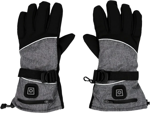 Alt view image 6 of 7 - LICAEVEY Heated Gloves for Men Women, Electric Heating Gloves with Touchscreen, Battery Powered Warm for Winter Outdoor Work Camping Hiking Skiing Snowboarding, Water
