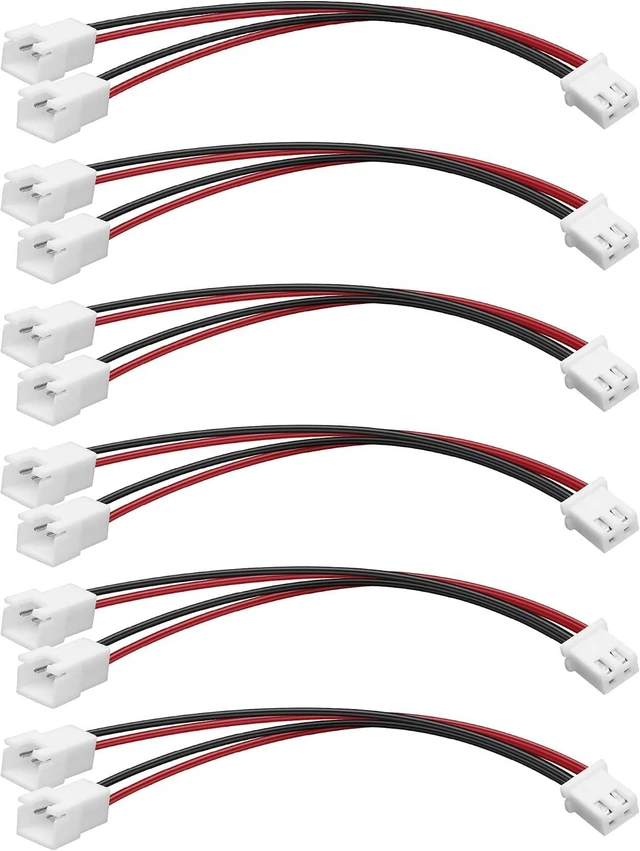 Main image of XMSJSIY XH2.54 1 to 2 Connector Terminal Wire 2-Pin XH2.54 Female -6PCS