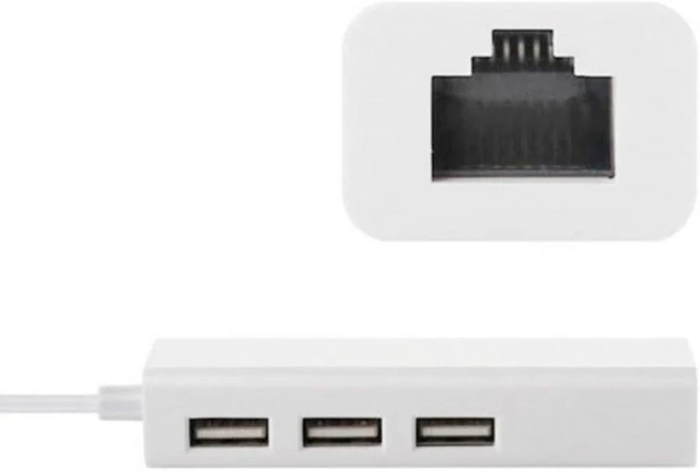 Alt view image 4 of 7 - Chenyang CY USB 3.1 Type C USB-C to Multiple 3 Ports Hub with Ethernet Network LAN Adapter 100Mbps