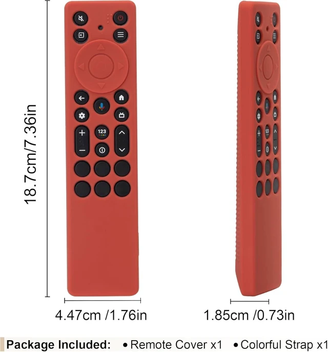 Alt view image 2 of 7 - Silicone Case for TCL RC923A FMB1/ RC813A FMB1 QM6K QM7K TV Remote Control