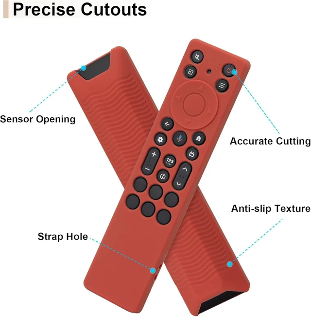 Alt view image 3 of 7 - Silicone Case for TCL RC923A FMB1/ RC813A FMB1 QM6K QM7K TV Remote Control
