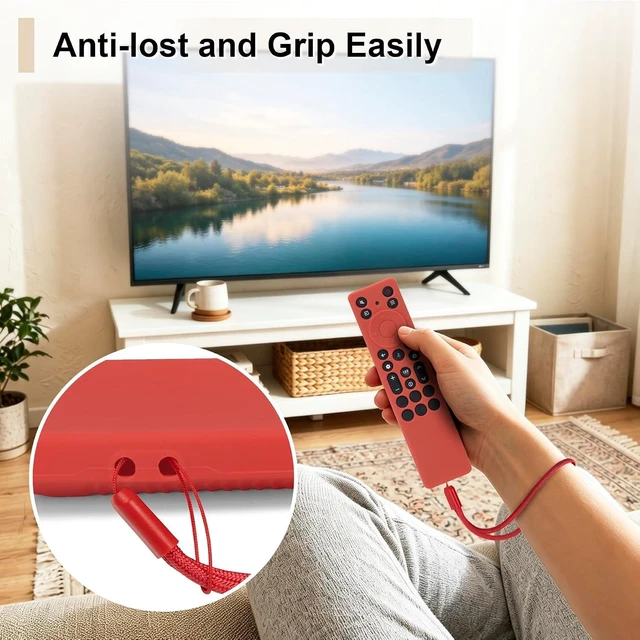 Alt view image 6 of 7 - Silicone Case for TCL RC923A FMB1/ RC813A FMB1 QM6K QM7K TV Remote Control