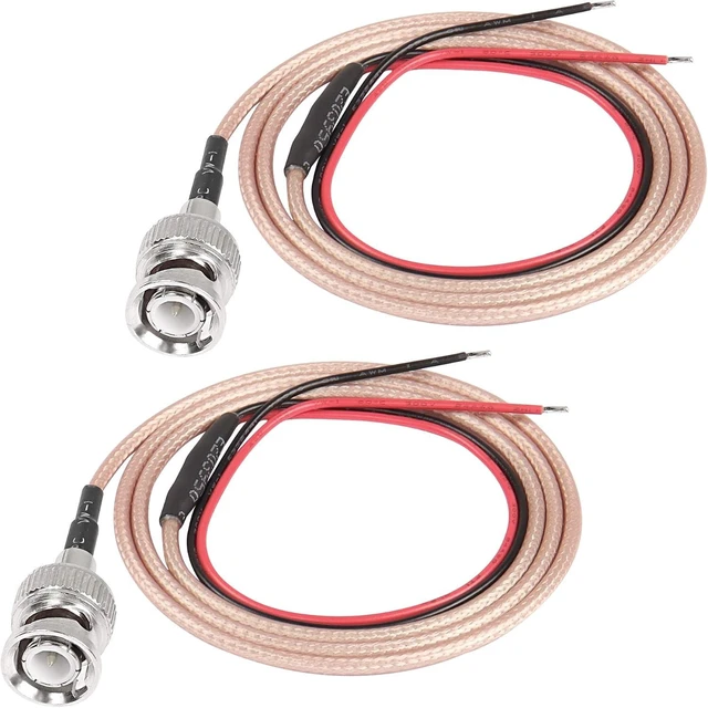 Main image of XMSJSIY BNC Male Pigtail Cable Bare Wire RG316 Coaxial Coax Antenna-2PCS