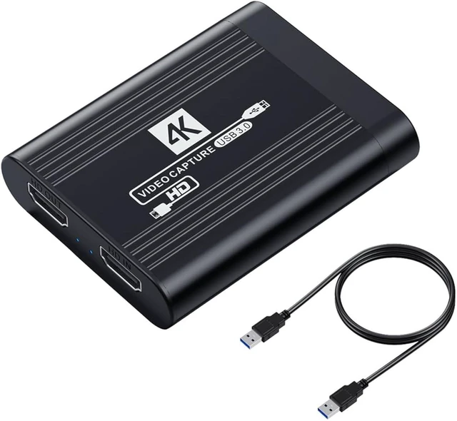 Alt view image 5 of 7 - Cablecc 4K 60fps HDMI Capture Card Audio Video Live Streaming USB Data for Camera Game Set-Top Box Recording Computer DVD