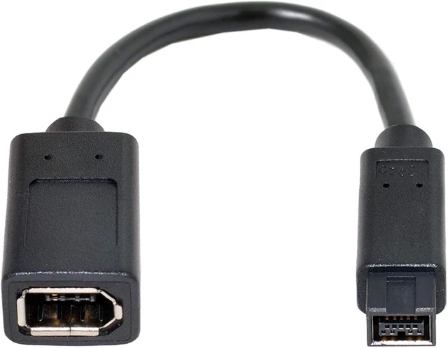 Alt view image 2 of 7 - cablecc IEEE 1394 4pin/6pin/9pin Female to Male ilink Cord Cable