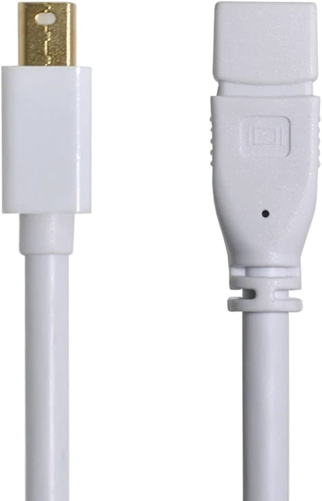 Alt view image 6 of 7 - chenyang 5.91FT Mini DisplayPort Cable,Mini DP DisplayPort Male to Female Extension Cable 2560x1600(not Compatible with Thunderbolt Ports)