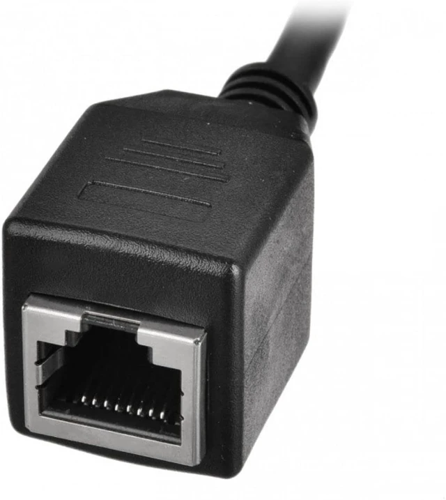 Alt view image 5 of 7 - chenyang CY Down Angled 90 Degree 8P8C FTP STP UTP Cat 5e Male to Female LAN Ethernet Network Extension Cable 50cm