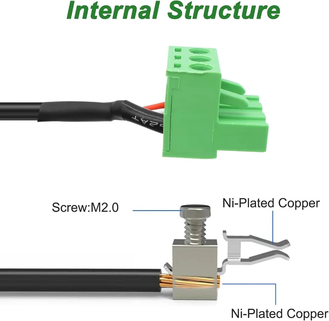 Alt view image 5 of 7 - XMSJSIY XLR to 3-pin Phoenix Cable XLR 3P Female to PHX3M NBKF/2EDG-5.08