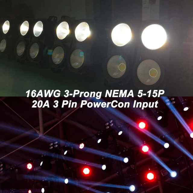 Alt view image 6 of 7 - XMSJSIY 3-Prong NEMA 5-15P to PowerCON AC Power Cable Cord 20A 3 Pin 16AWG